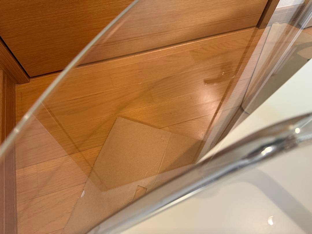 モダン ガラス センターテーブル