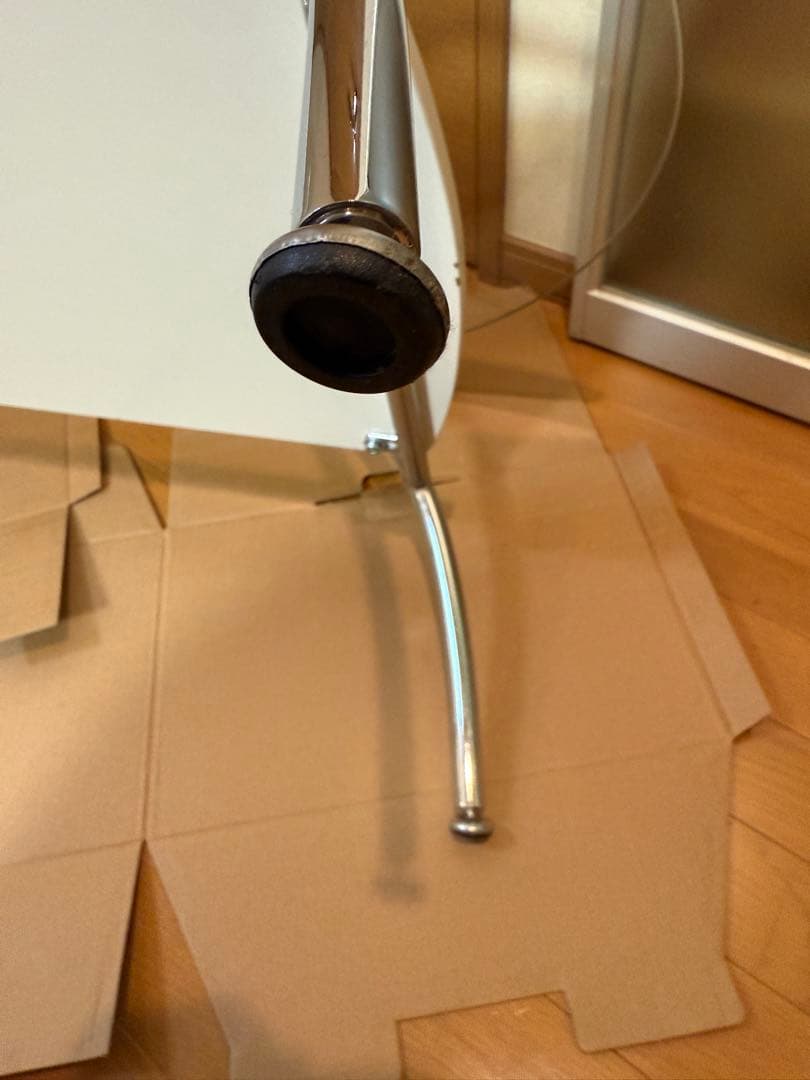 モダン ガラス センターテーブル