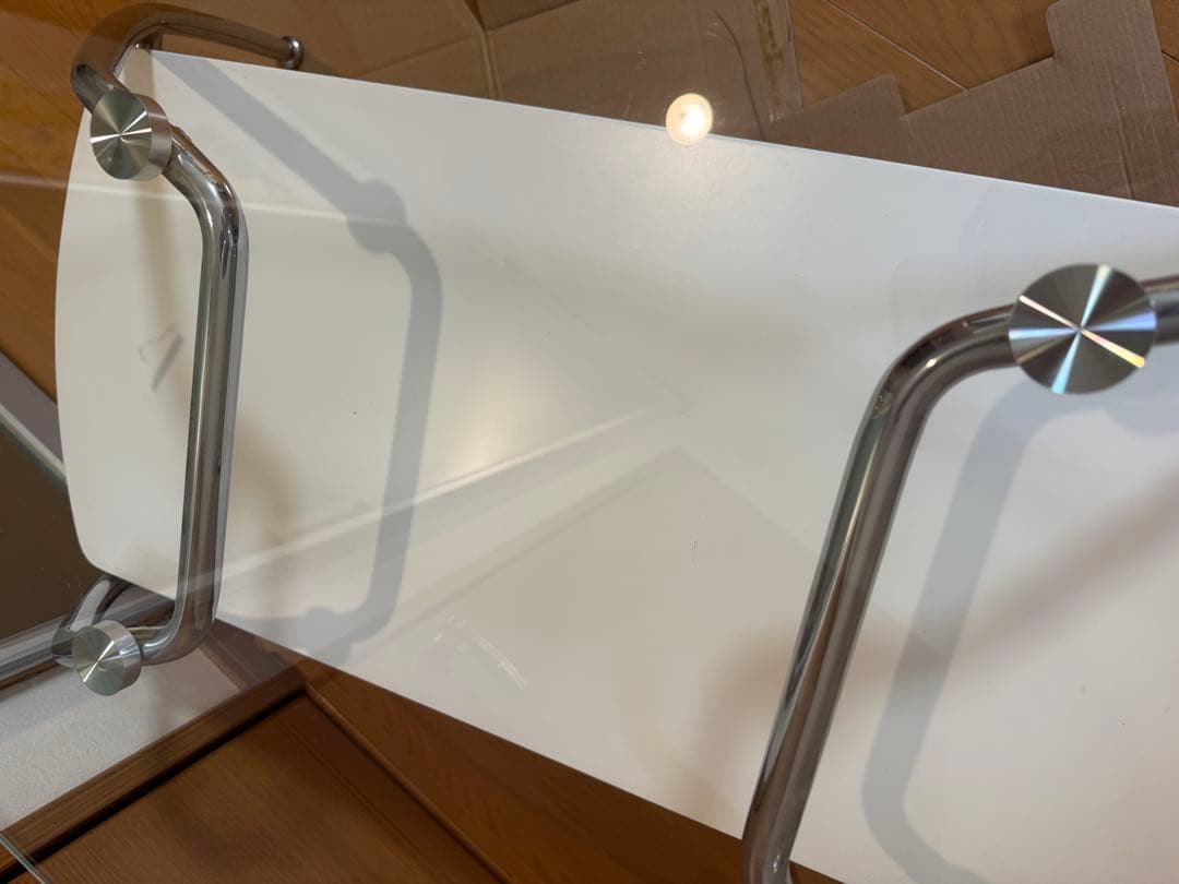 モダン ガラス センターテーブル