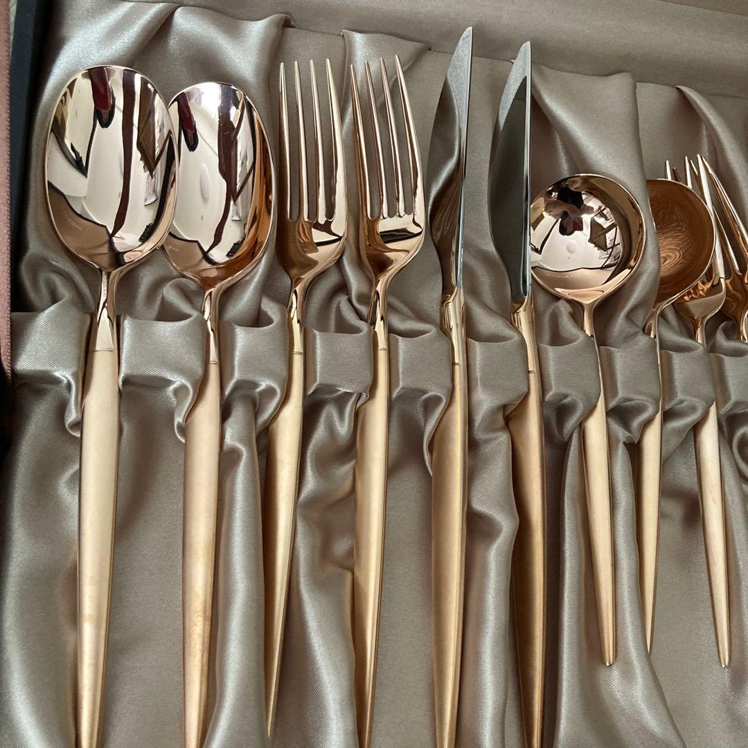 【匿名配送】LUCKY WOODのカトラリーセット