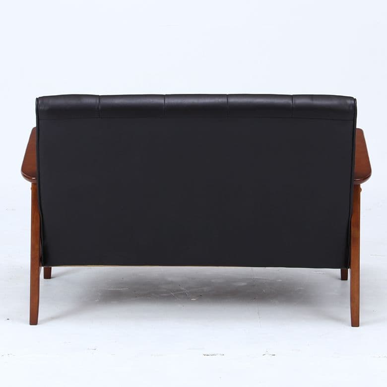 《新品・送料無料》バイキャストＰＵソファー フレンズ 1.5Ｐ ダークブラウン