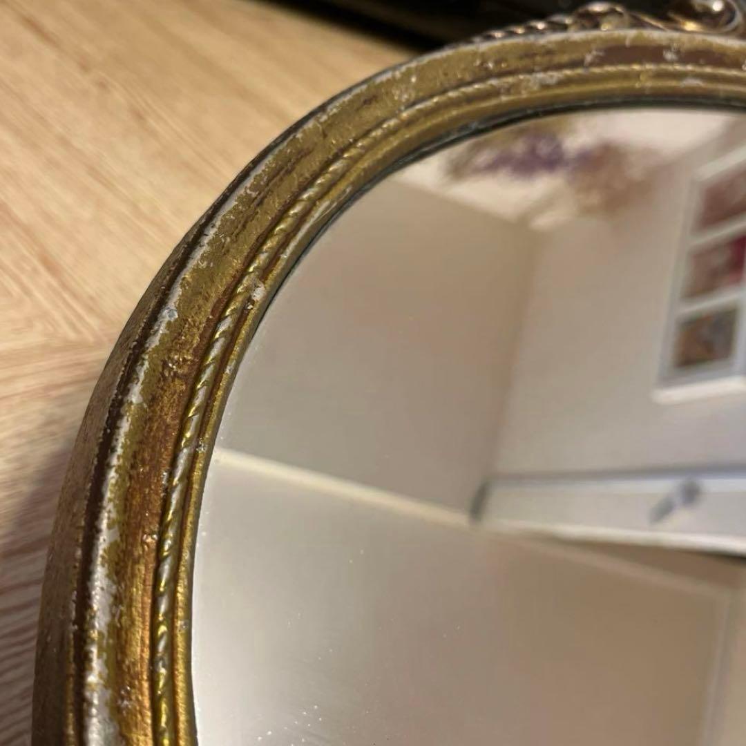 アンティーク バロックスタイル ゴールドミラー アンティークミラー高級壁掛け