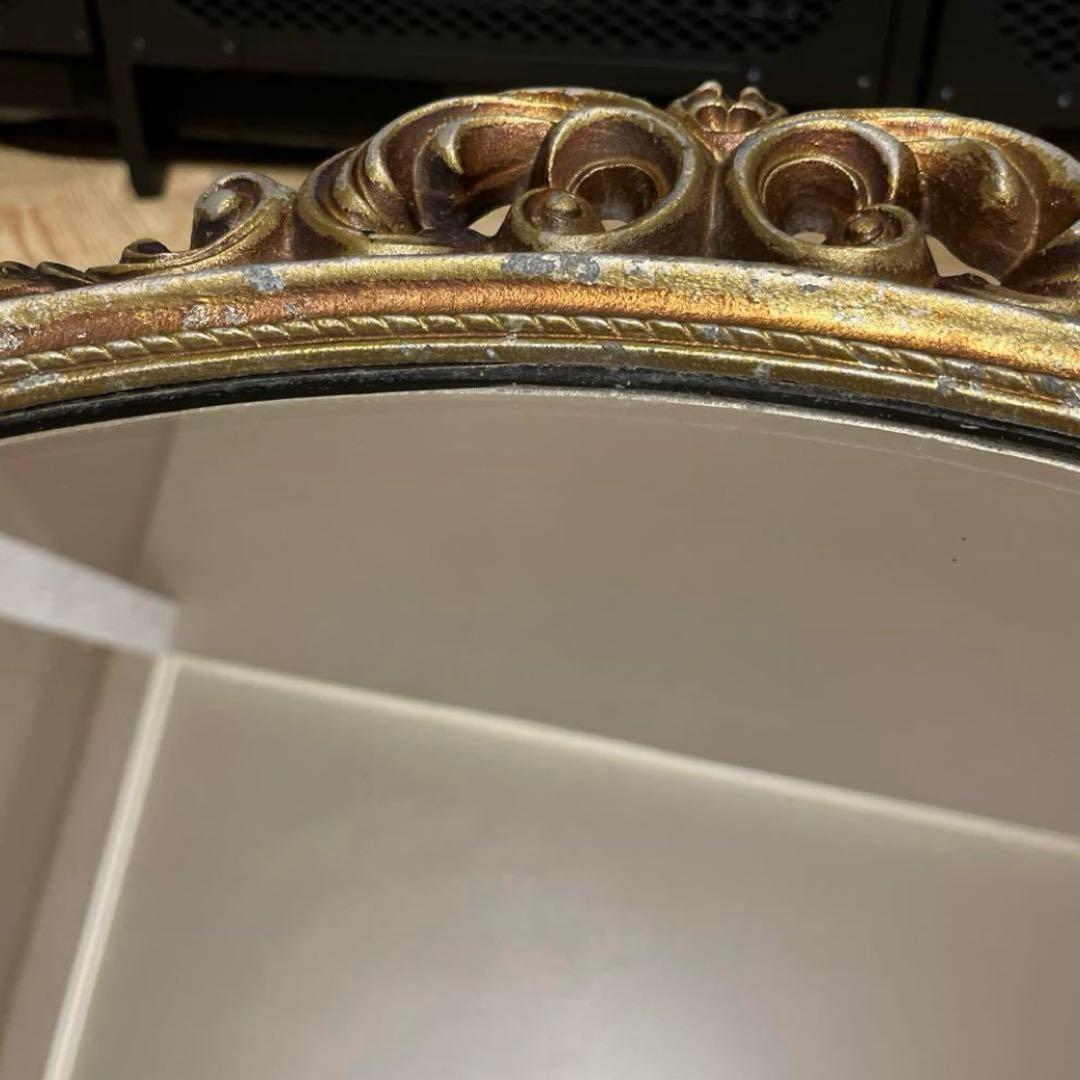 アンティーク バロックスタイル ゴールドミラー アンティークミラー高級壁掛け