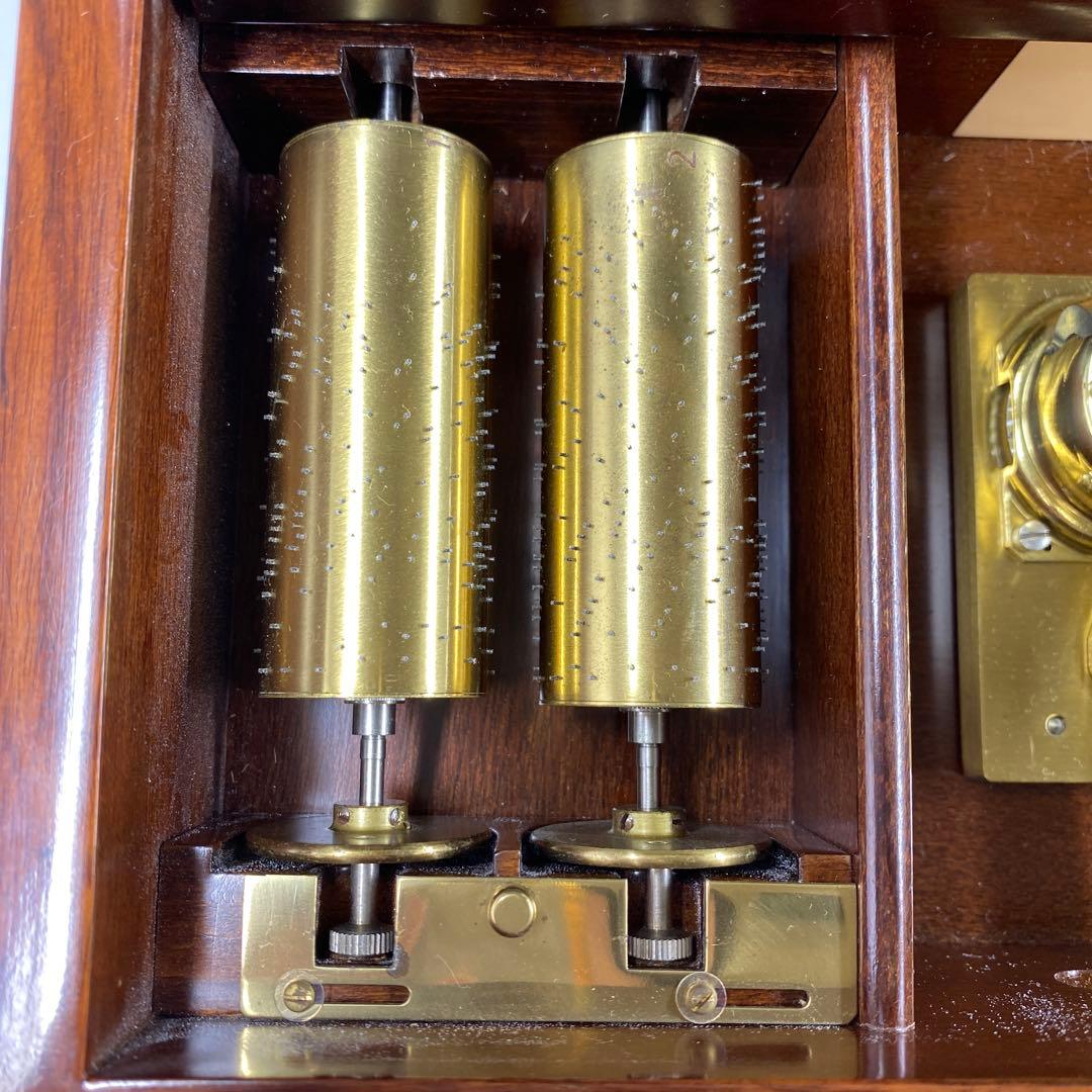 稼働品リュージュ50弁5曲替シリンダー式オルゴール替4点　東Y7-0217☆1F