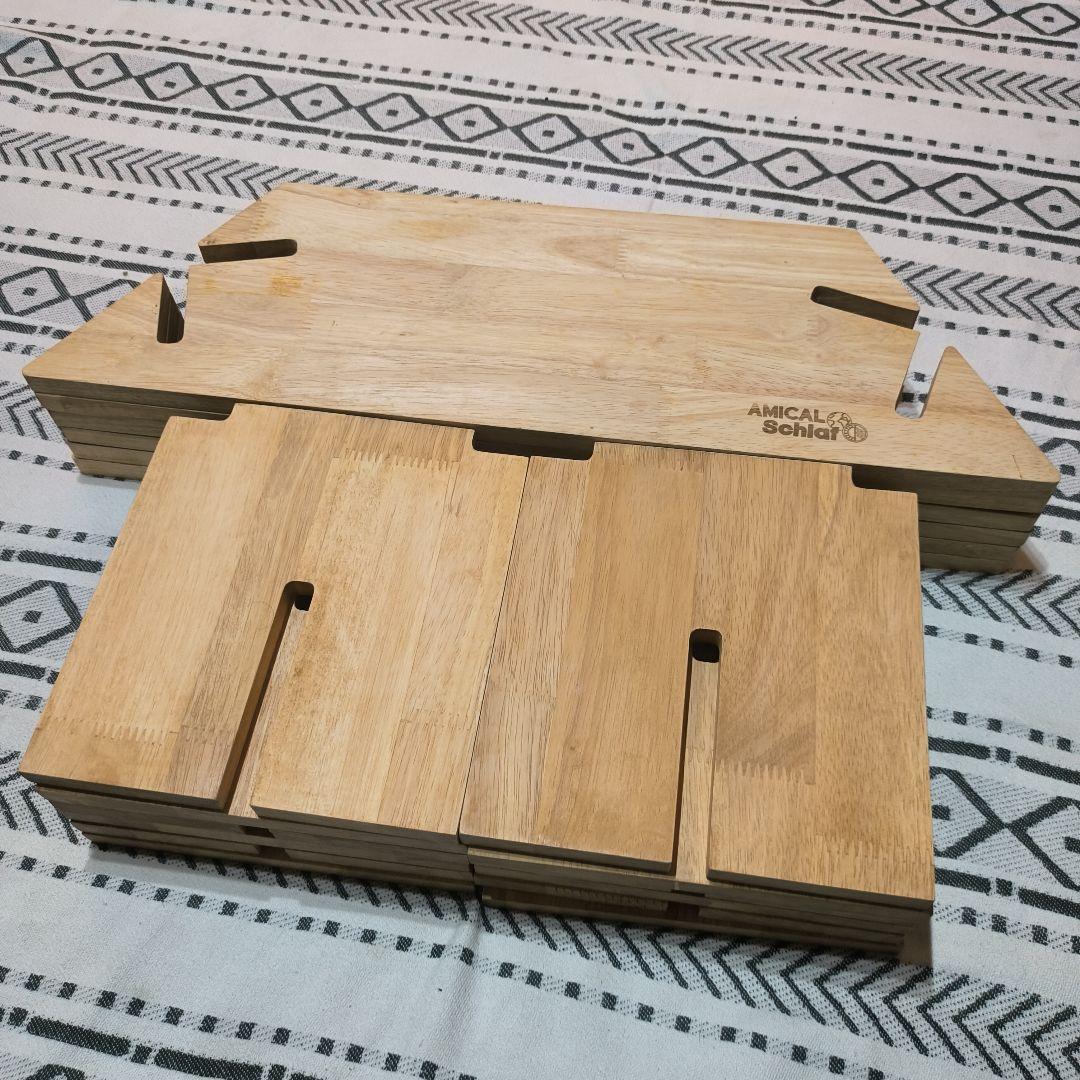 AMICAL.Schlaf (アミカル&シュラフ)　ウッドヘキサテーブル