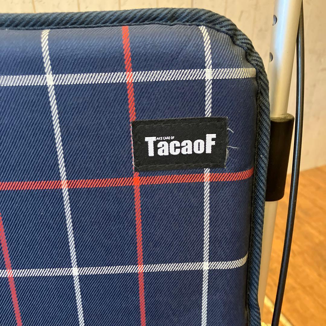 幸和 シルバーカー TacaoF チェック柄 シルバーカー 座れる 折りたたみ式