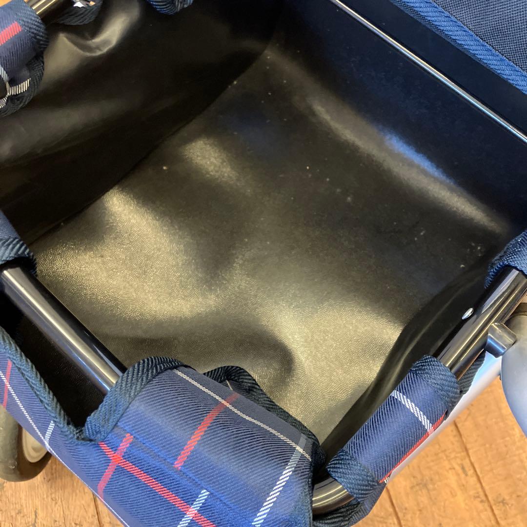 幸和 シルバーカー TacaoF チェック柄 シルバーカー 座れる 折りたたみ式