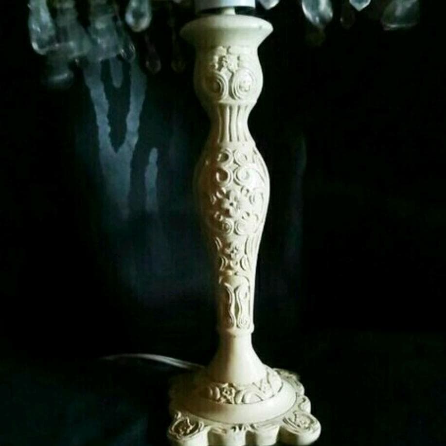 ロココ 薔薇 テーブルランプ ランプ ライト 姫系 ピンク フリル ビンテージ