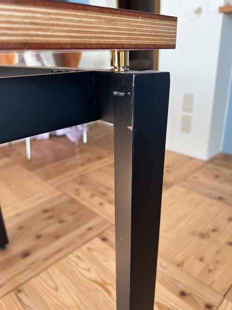 CIBONE シボネ テーブル 机 ホワイトとネイビーのリバーシブル - メルカリ