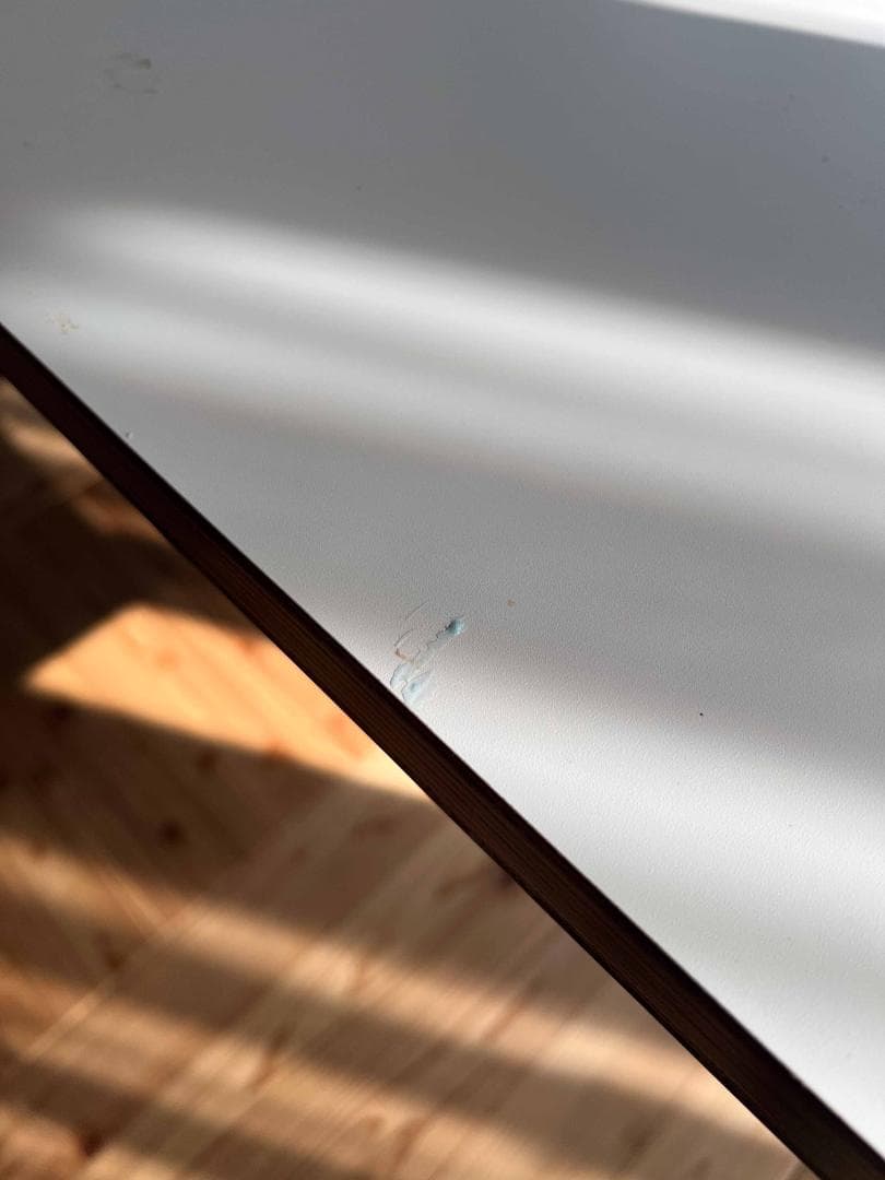 CIBONE シボネ テーブル 机 ホワイトとネイビーのリバーシブル - メルカリ