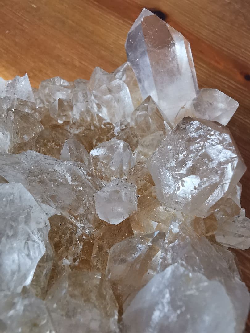 品質証明書付き マニカラン産 水晶 クラスター J