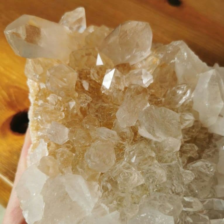 品質証明書付き マニカラン産 水晶 クラスター J