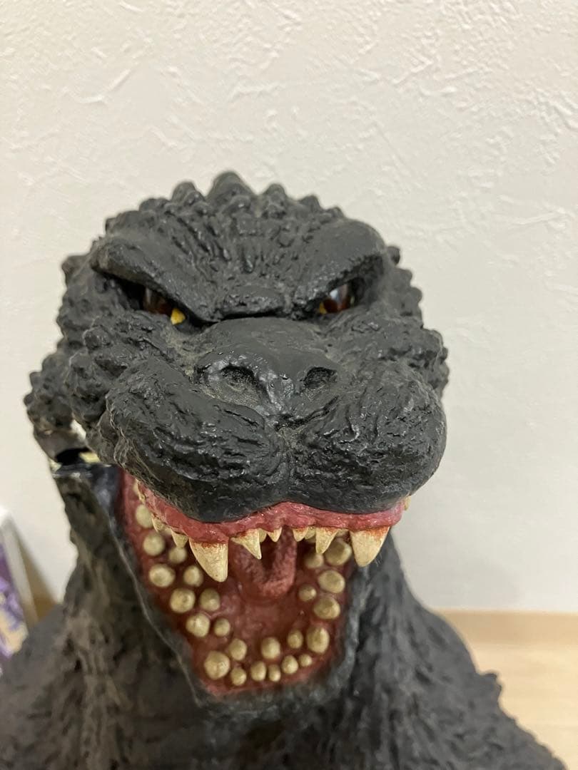 ジャンク扱 海洋堂 1989ゴジラ 1メートル 特大 ソフビキット 酒井
