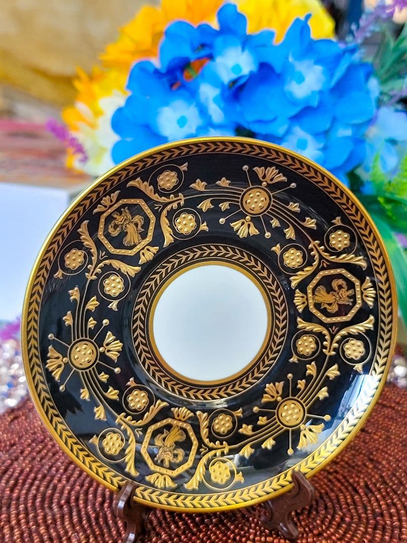 n*n様 ウェッジウッド　アストバリー　ブラック　デミタス　カップ&ソーサー