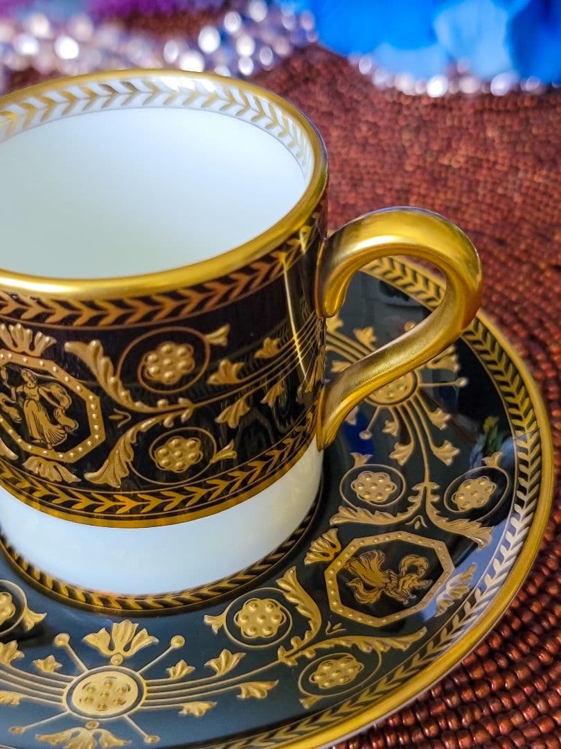 n*n様 ウェッジウッド　アストバリー　ブラック　デミタス　カップ&ソーサー