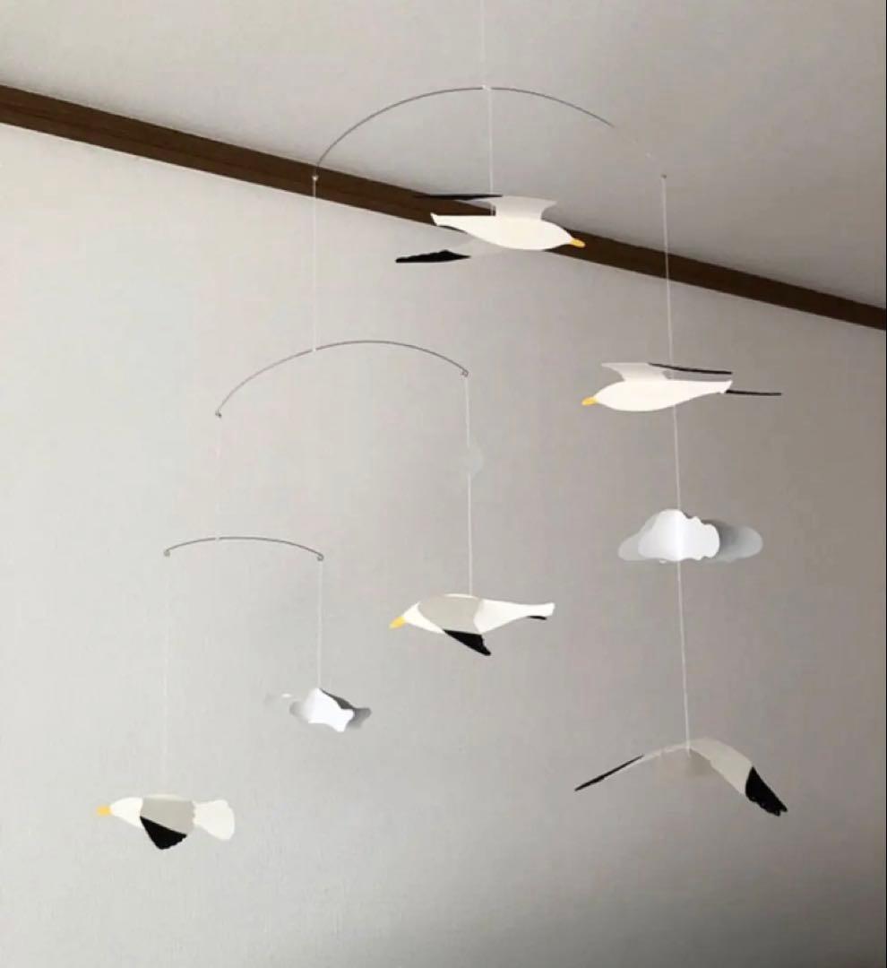 【たかこ】モビール6点 ❤︎鶴/富士山/梅/松❤︎クジラ❤︎お月見❤︎カモメ❤︎ 他