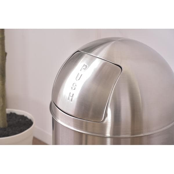 sale！お手入れ簡単 移動かんたん 40リットル 防臭 おしゃれ ゴミ箱 銀