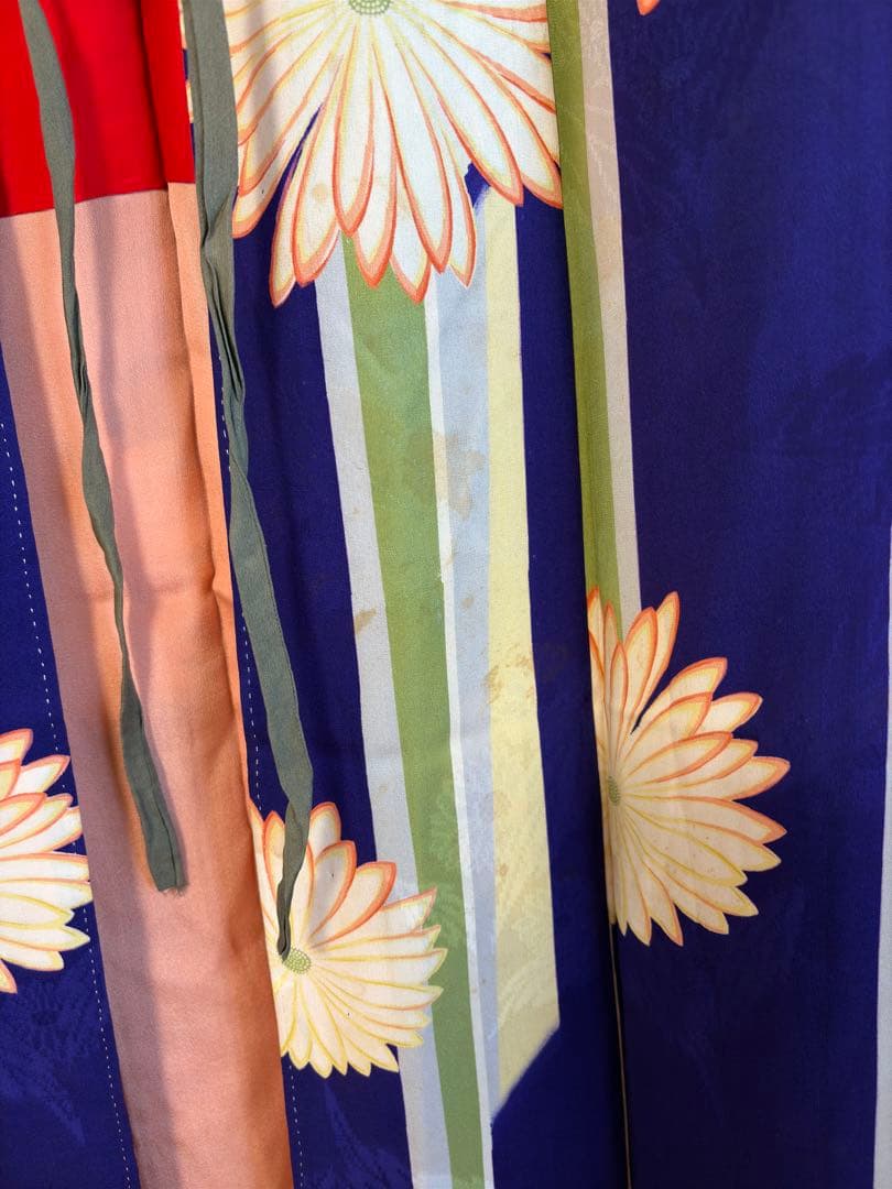 アンティーク　錦紗　子供　着物　　アンティーク着物　七五三