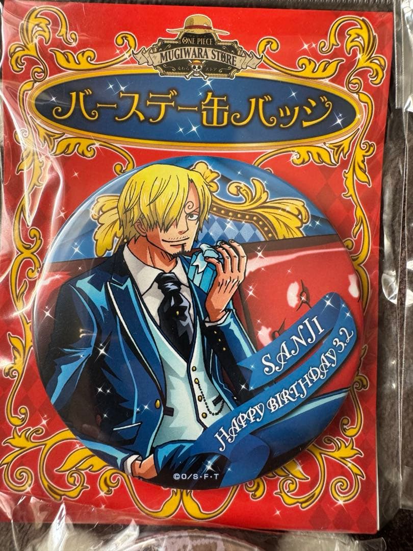 ONE PIECE 缶バッジ サンジ - メルカリ