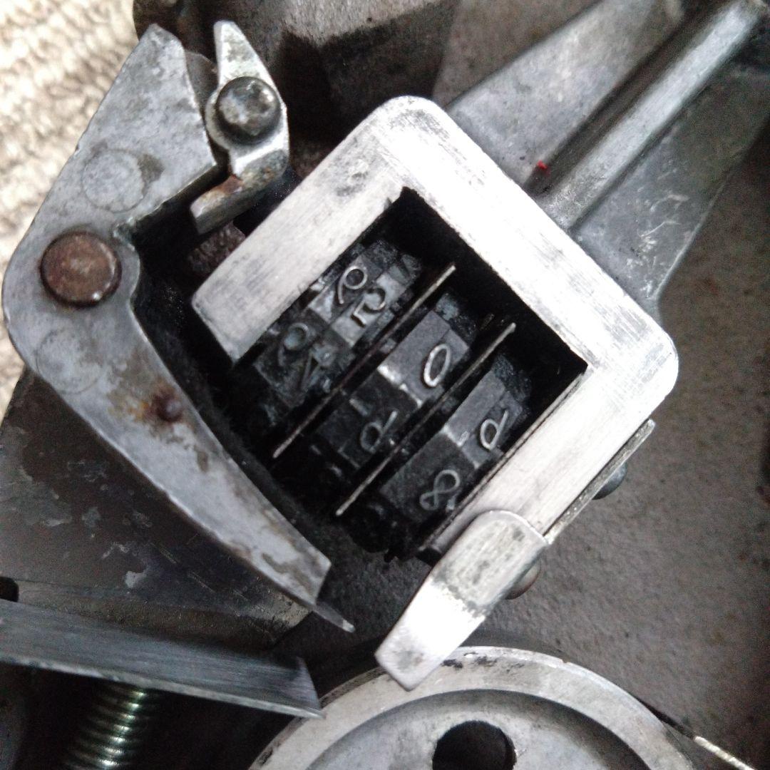 鉄道部品銀河 天虎日付印字器 ダッチングマシン 1976年 ジャンク品