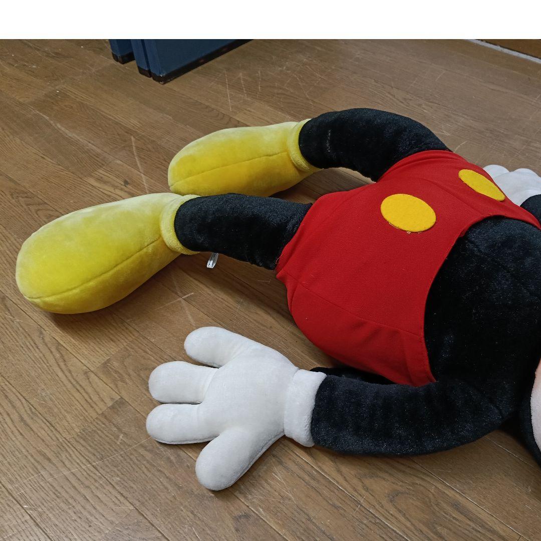 AO81 東京ディズニーランド ミッキーマウス ぬいぐるみ 当時物 93.5cm