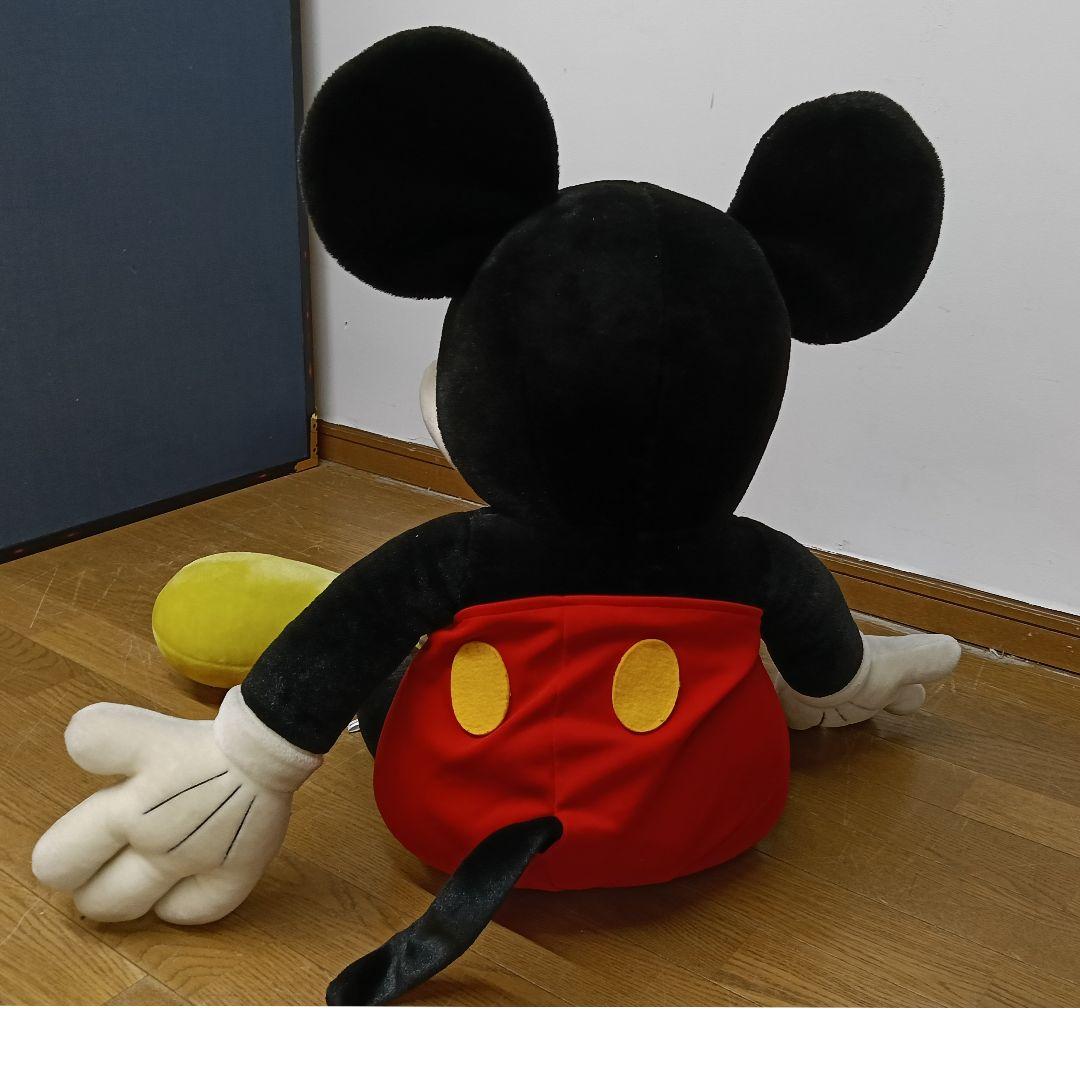 AO81 東京ディズニーランド ミッキーマウス ぬいぐるみ 当時物 93.5cm