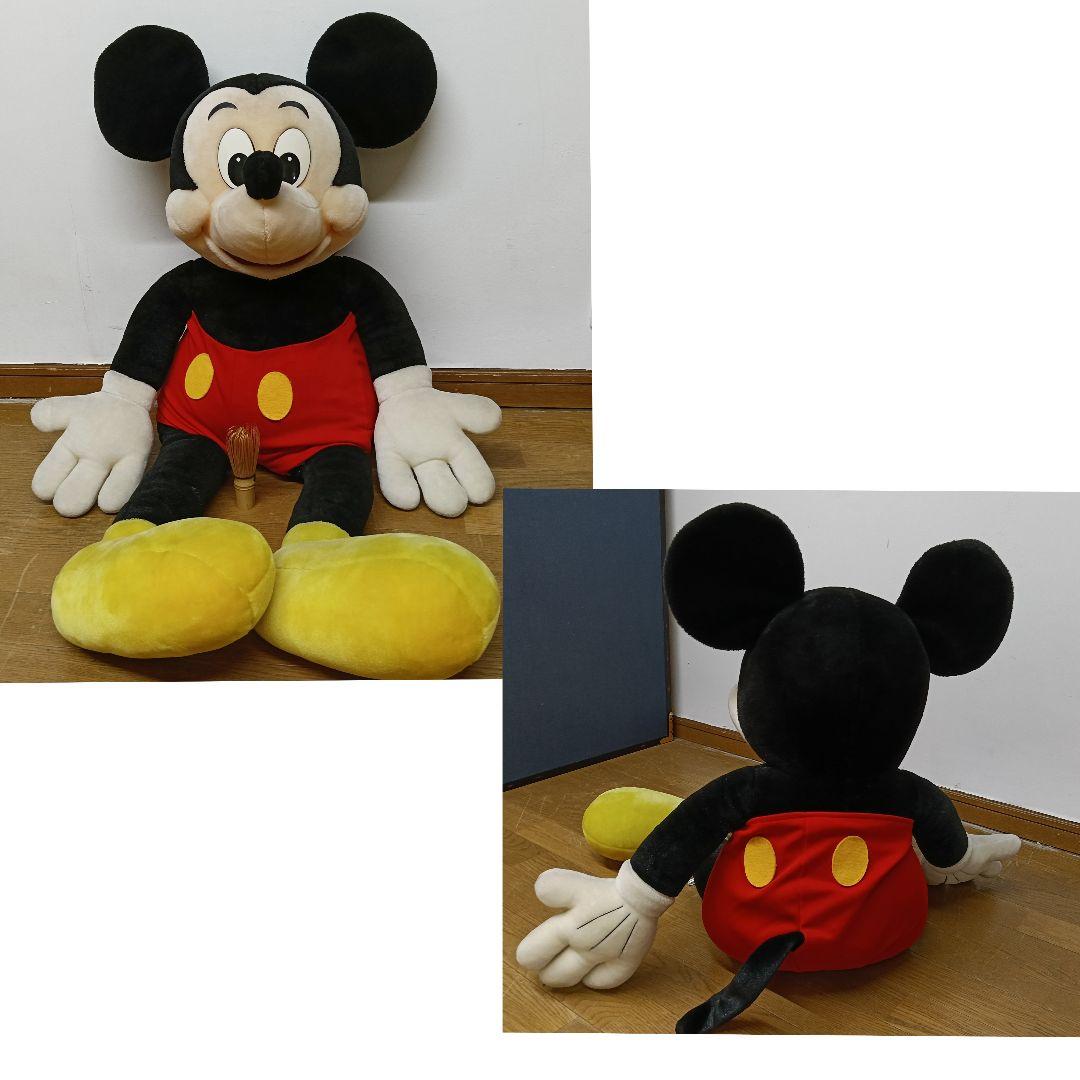 AO81 東京ディズニーランド ミッキーマウス ぬいぐるみ 当時物 93.5cm
