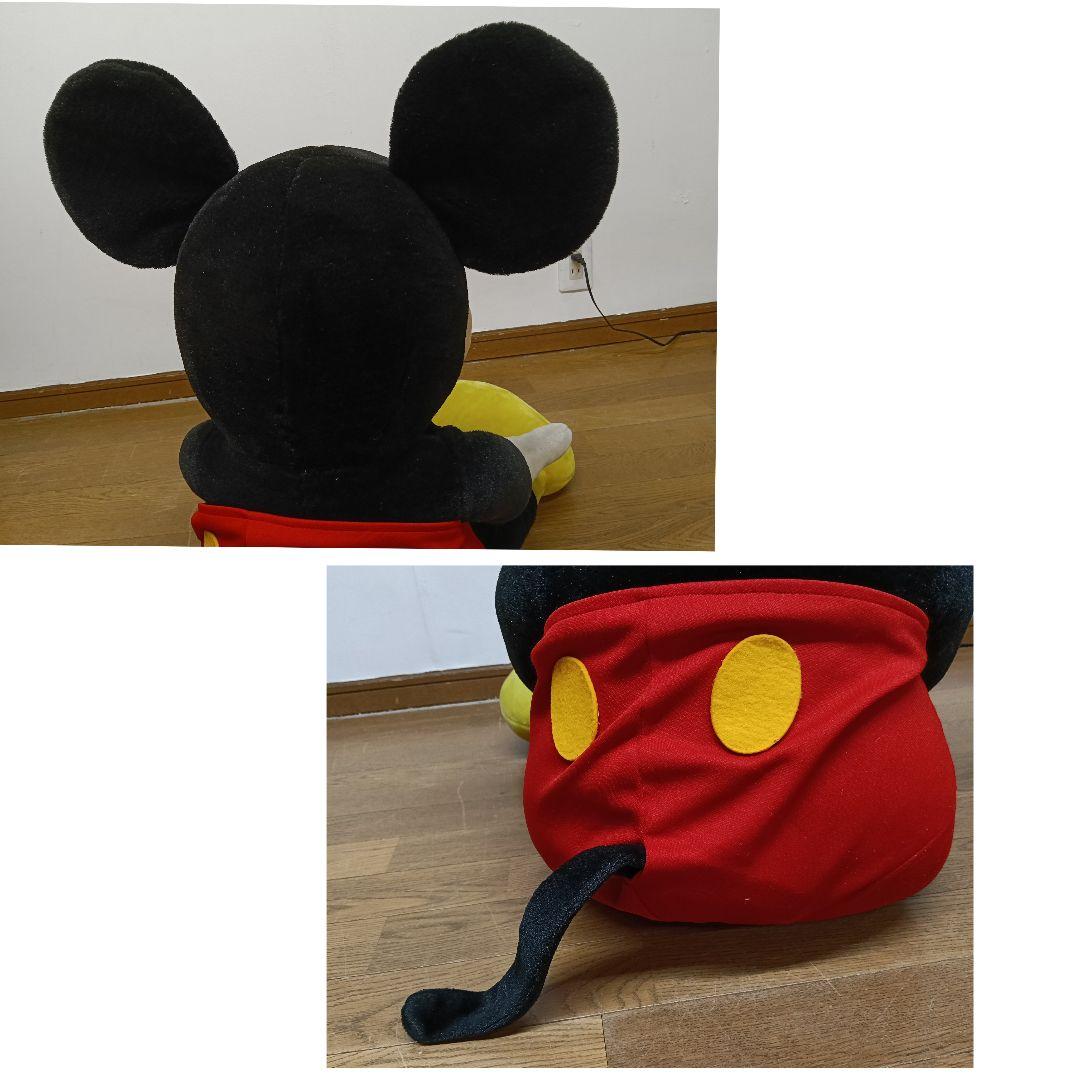 AO81 東京ディズニーランド ミッキーマウス ぬいぐるみ 当時物 93.5cm