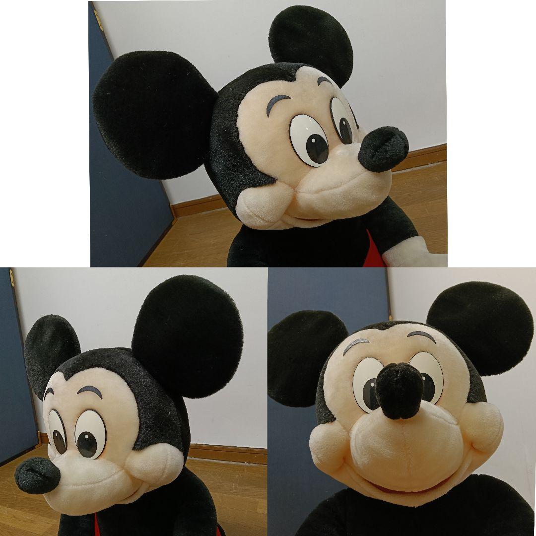 AO81 東京ディズニーランド ミッキーマウス ぬいぐるみ 当時物 93.5cm