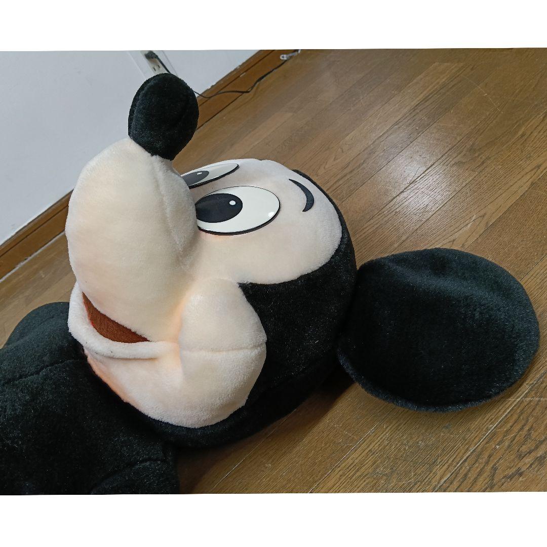 AO81 東京ディズニーランド ミッキーマウス ぬいぐるみ 当時物 93.5cm