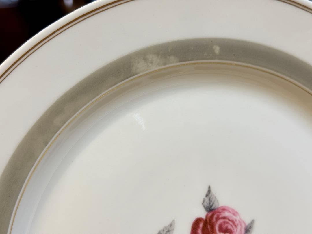 A8064【アビランド】リモージュ ディナープレート 大皿 3枚 ビンテージ