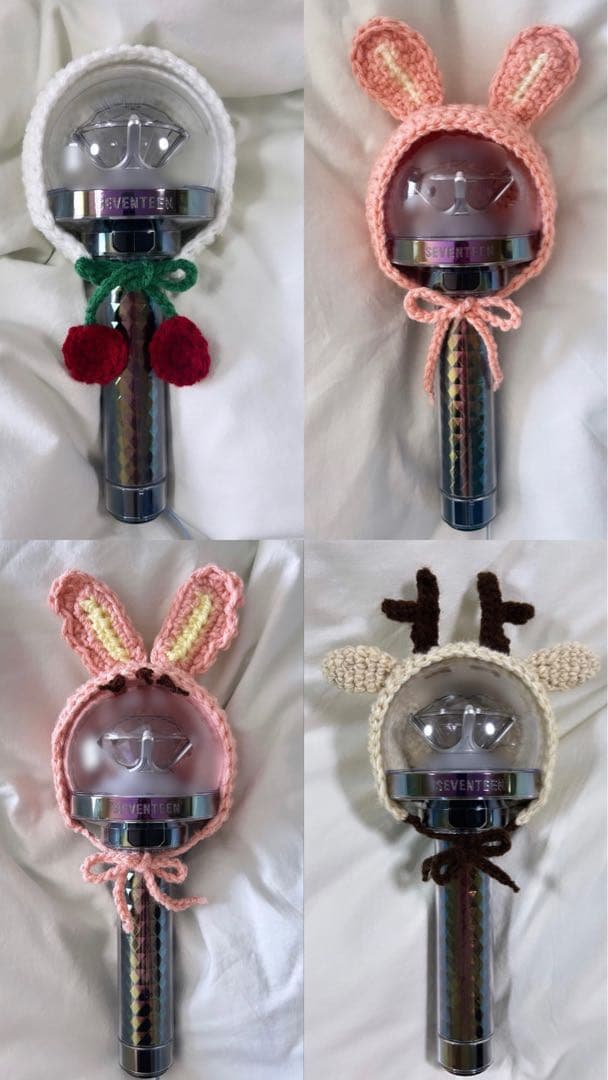 ペンライトカバー セブチ SEVENTEEN 編み物 オーダーメイド - メルカリ
