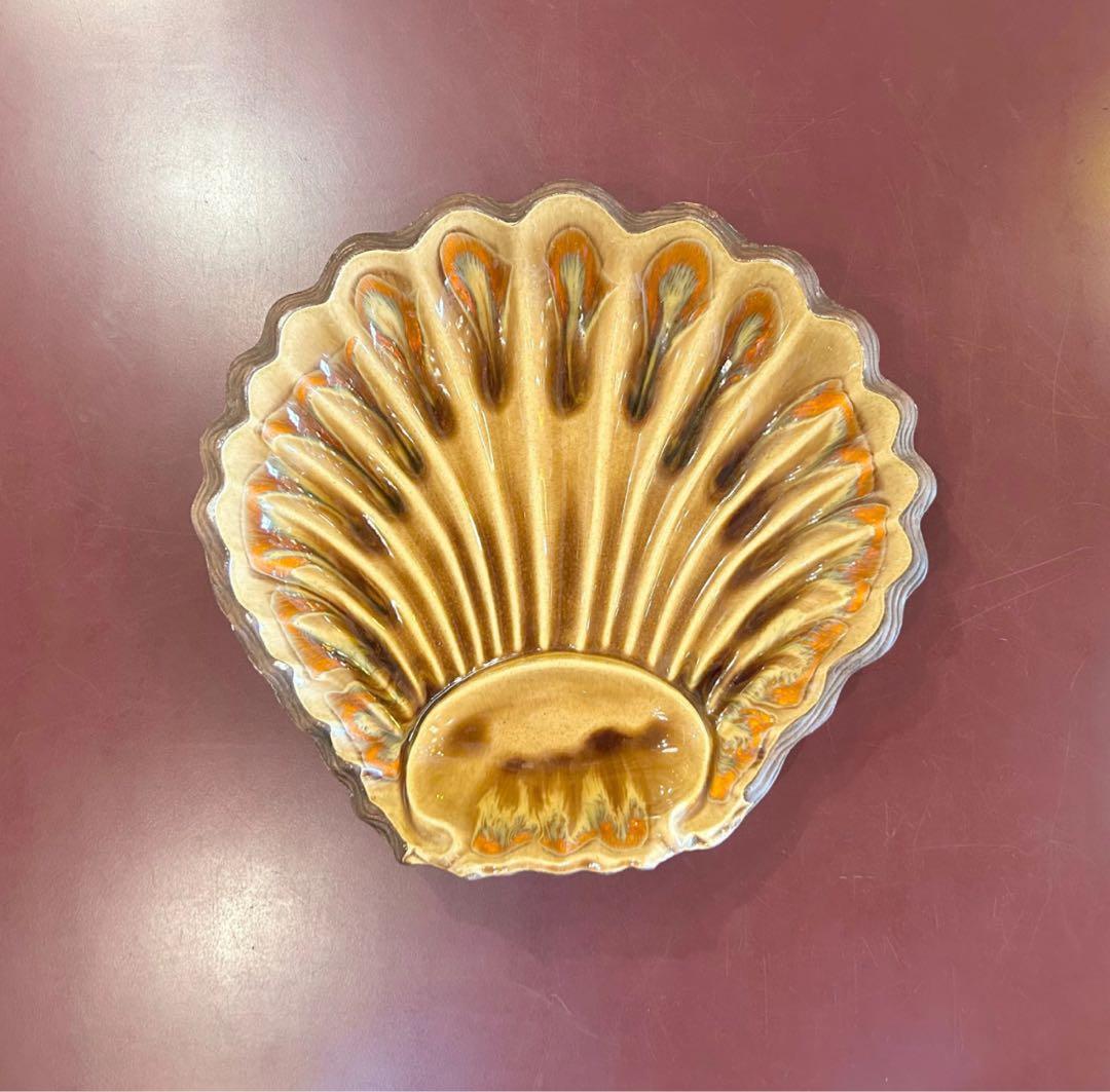 貝　プレート　ビンテージ