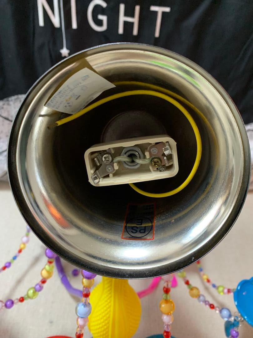 カラフルフラワーデザインシャンデリア