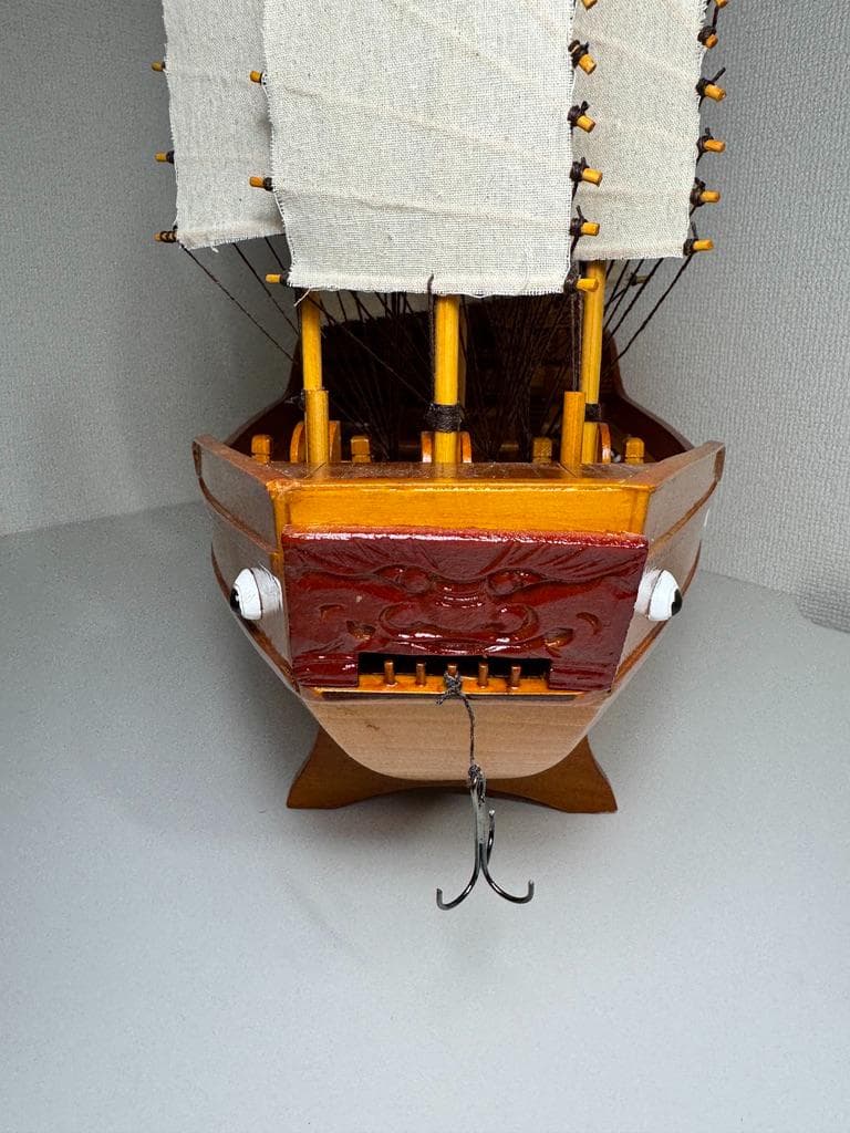 椴松 帆船模型 鄭和『宝船』 東京書芸館 船 箱付き - メルカリ