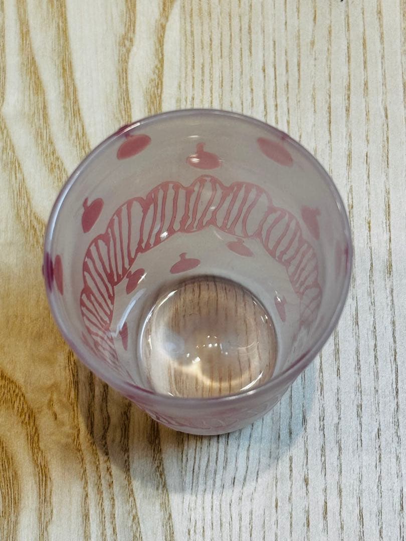 田子美紀さん tagoglass ピンク模様 フロストグラス タンブラー