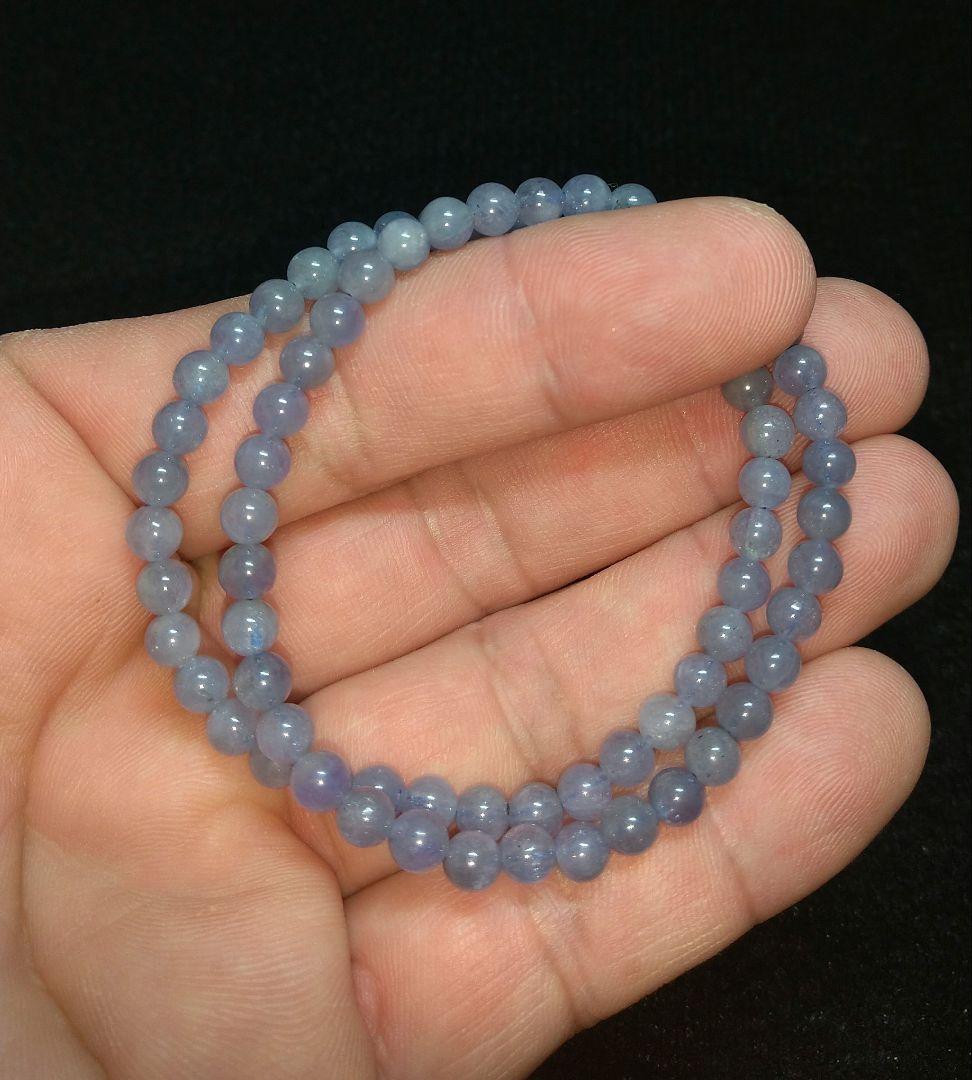 【良質,超小粒】ライトカラータンザナイト《２本セット》５㎜