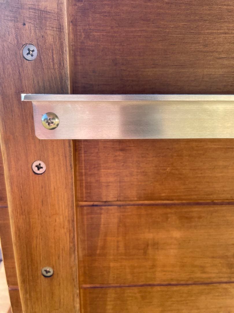 「最高級ステンレス」ブラックデザイン　合舎用　エッジスタンド取り付けバー