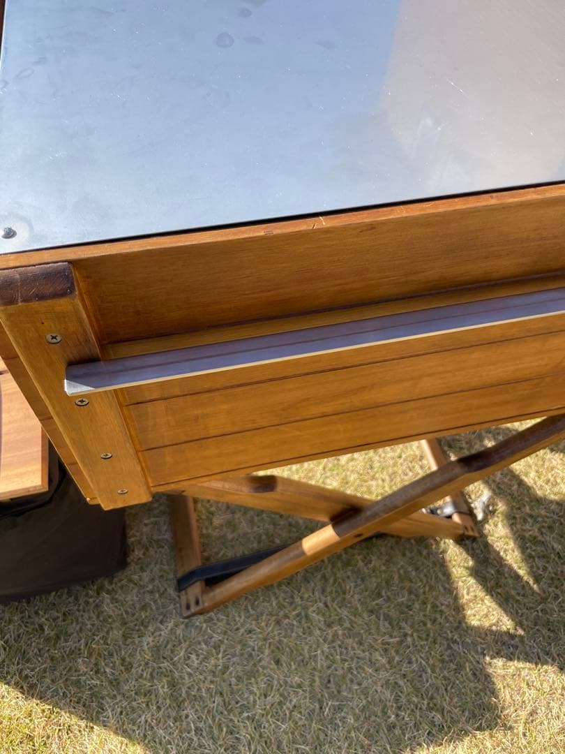 「最高級ステンレス」ブラックデザイン　合舎用　エッジスタンド取り付けバー