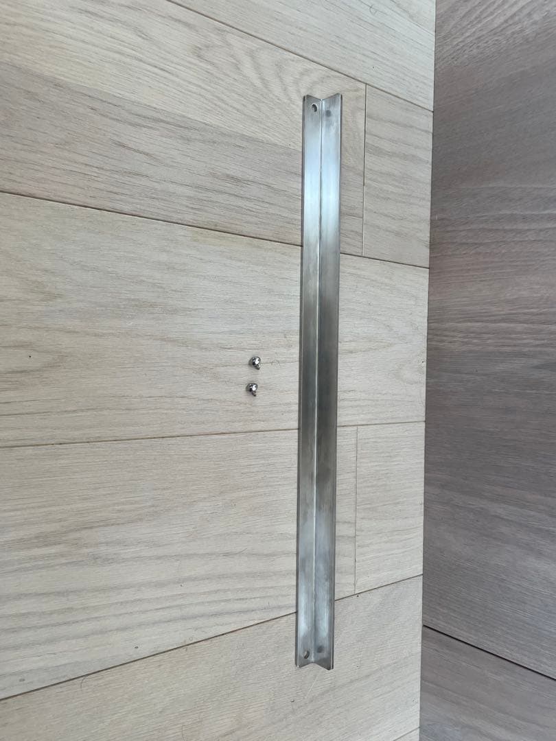 「最高級ステンレス」ブラックデザイン　合舎用　エッジスタンド取り付けバー