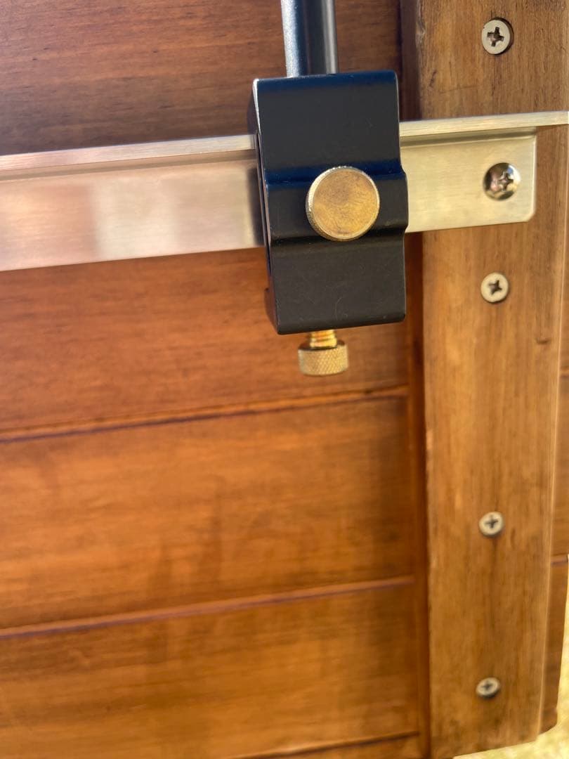 「最高級ステンレス」ブラックデザイン　合舎用　エッジスタンド取り付けバー