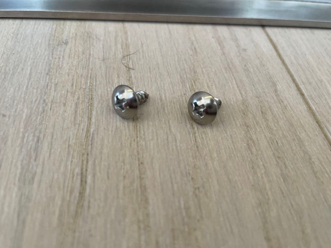 「最高級ステンレス」ブラックデザイン　合舎用　エッジスタンド取り付けバー