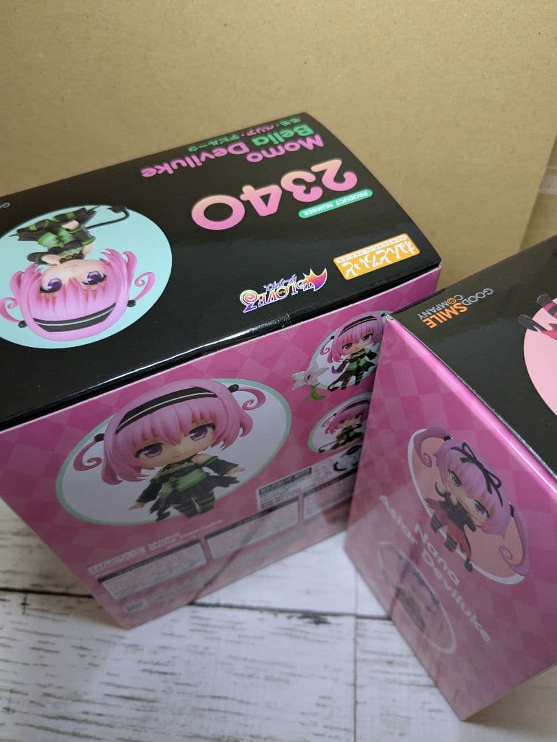 新品未開封　ToLOVEる　ナナ　モモ　ねんどろいど　フィギュア　グッスマ限定