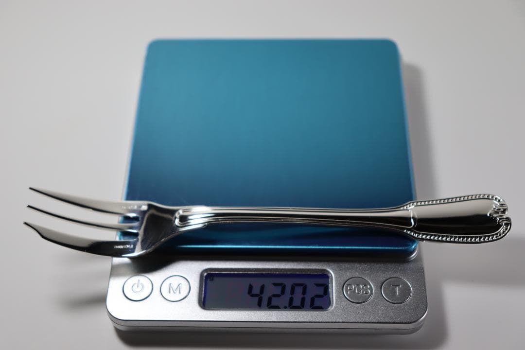 クリストフル■スターリング925製ケーキフォーク■ジュベール■極上の個体です！