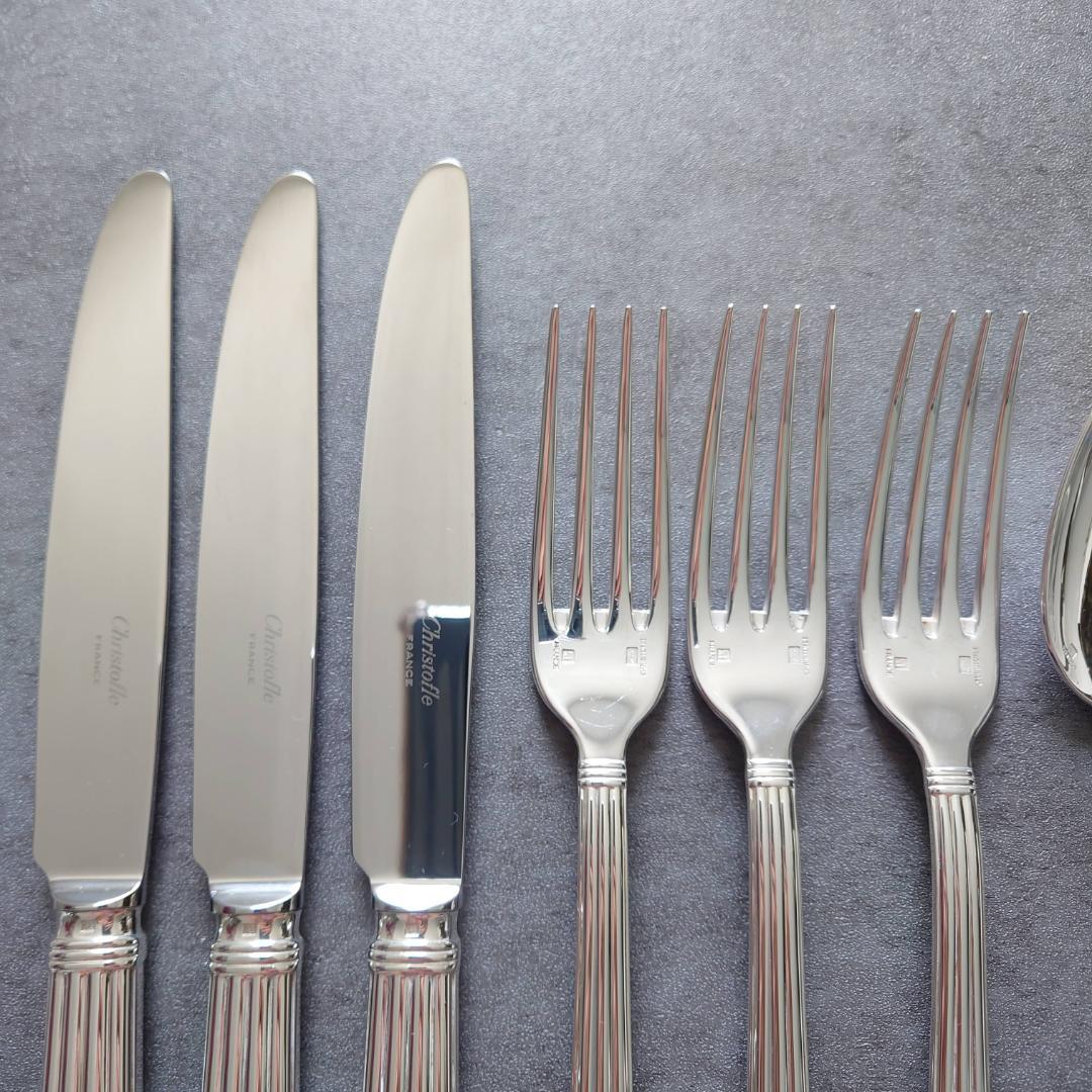 美品 クリストフル アリア テーブルサイズ 9点