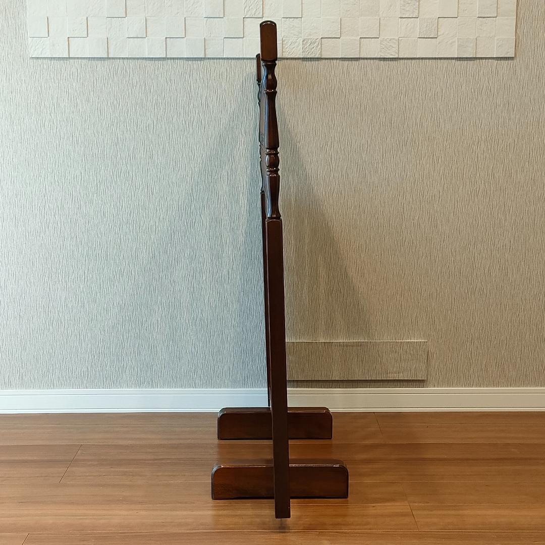 アンティーク　パーテンション　衝立　木製　挽物細工