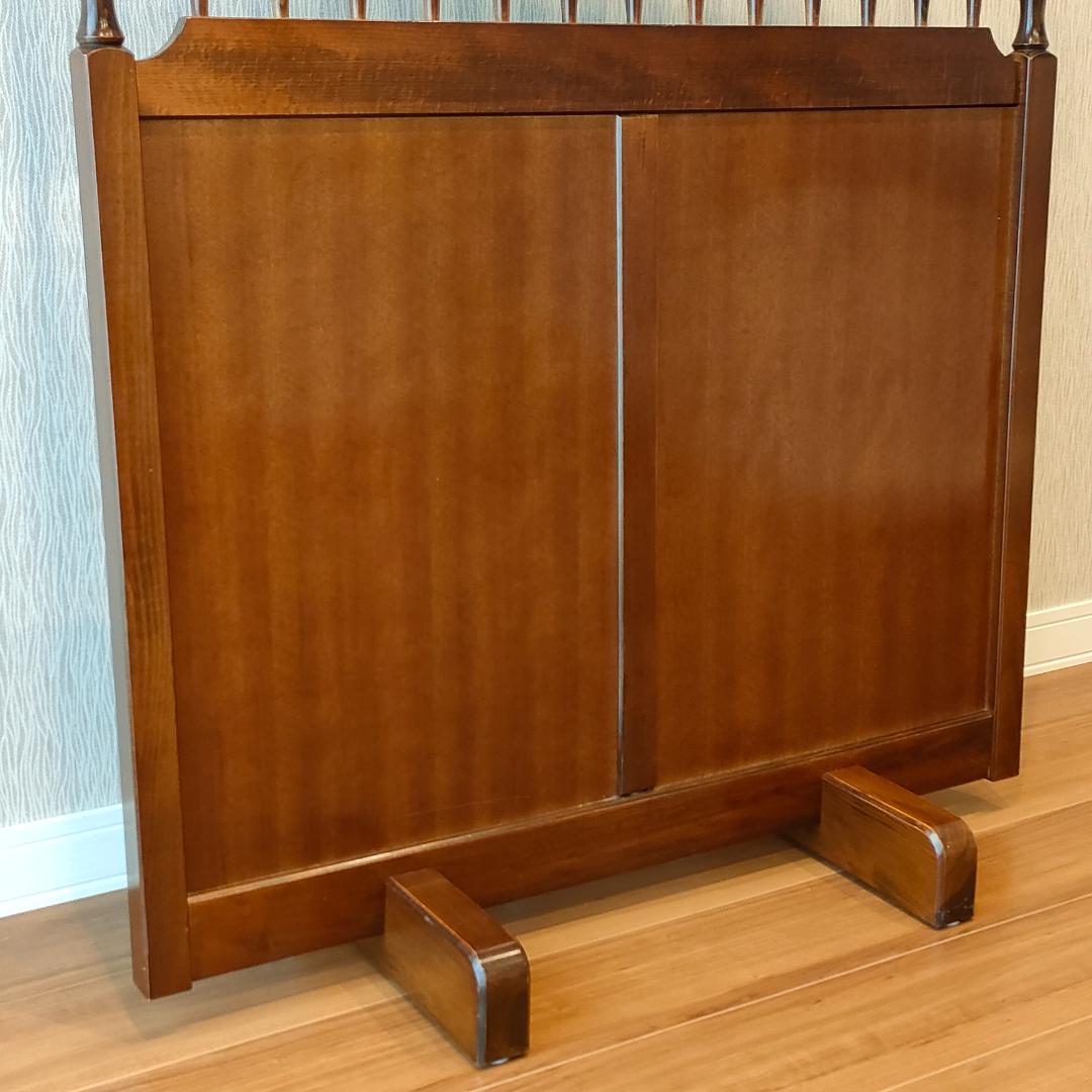 アンティーク　パーテンション　衝立　木製　挽物細工