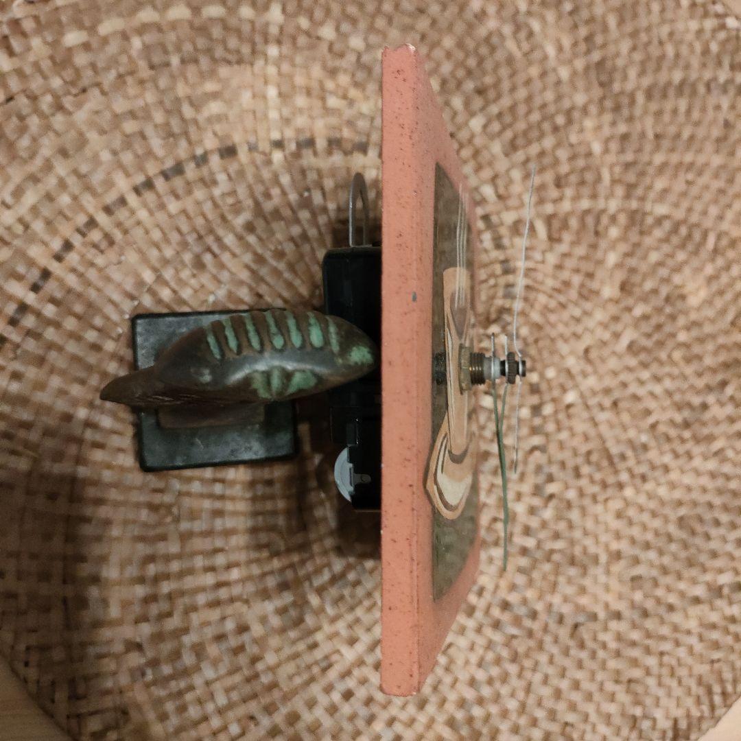 ♥新品 アメリカ アンティーク 置時計 掛時計 タイルクロック