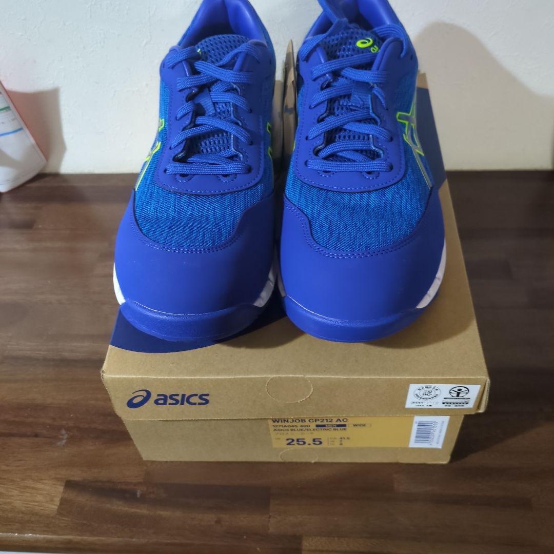 【新品未使用】２５.５アシックス安全靴 CP212 AC