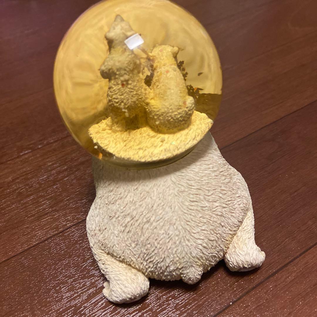 シロクマ親子 スノードーム twinkle社 - メルカリ